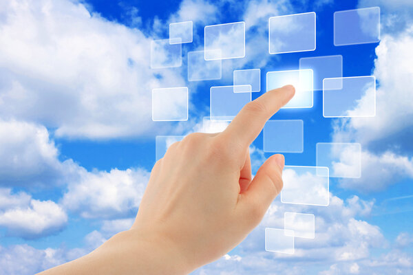 Cloud computing concept