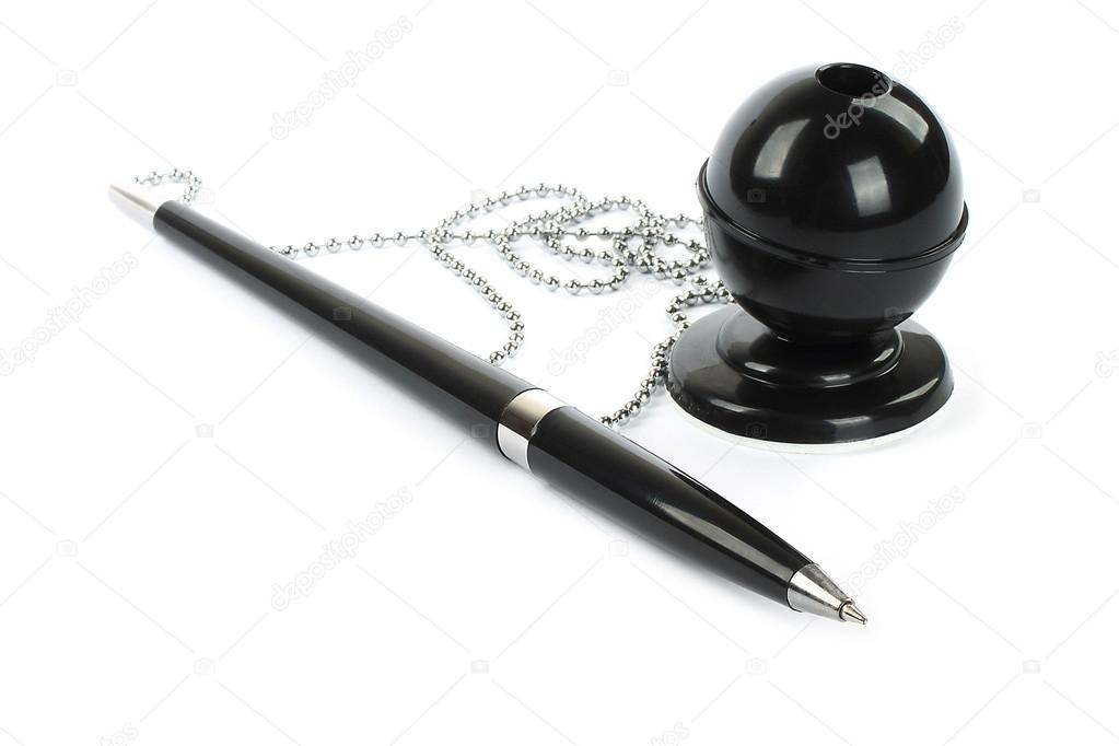 Black ballpoint pen