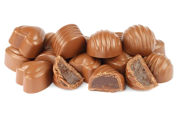 Diverse choklad godis — Stockfoto