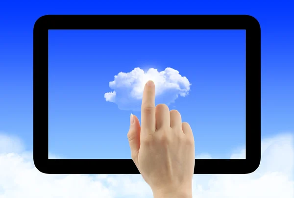 Cloud Computing-Konzept — Stockfoto