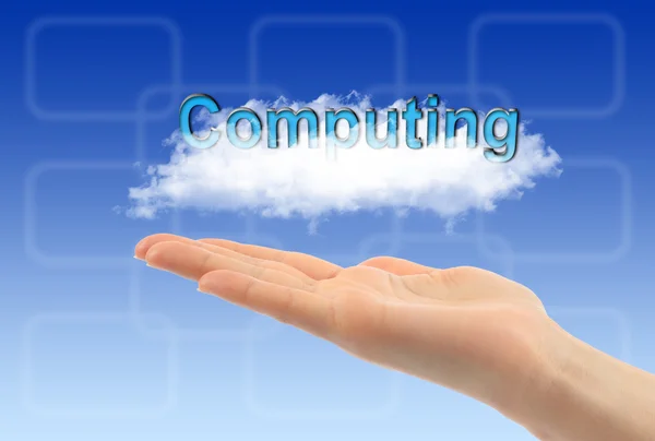 Concept de Cloud Computing — Photo