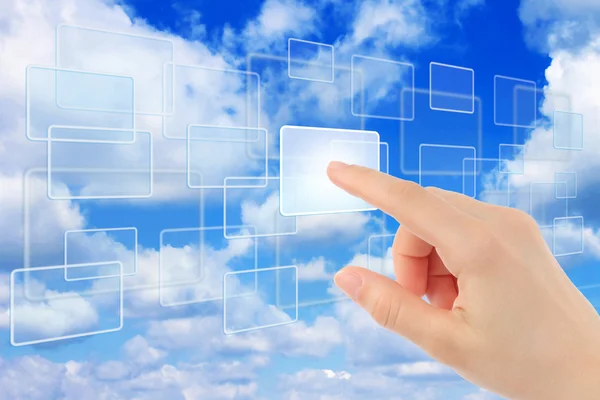 Cloud computing concept — Stock Photo, Image