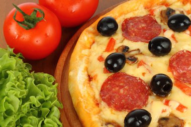 sebzeli pizza salam