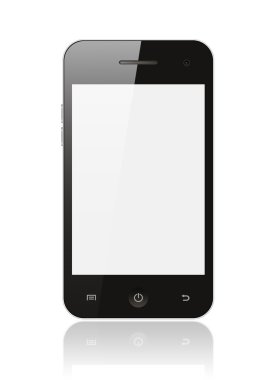 boş ekran ile Smartphone