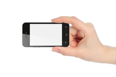 El ele tutuşan akıllı telefon