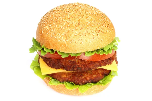 Büyük hamburger — Stok fotoğraf