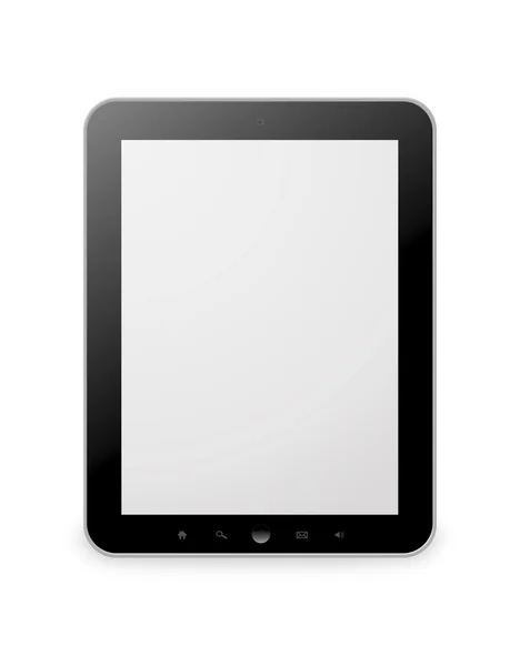 Tablet PC digital negro — Foto de Stock