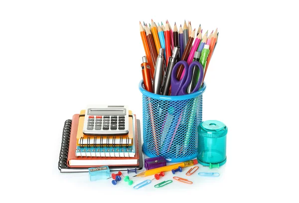 Fournitures de bureau scolaire — Photo