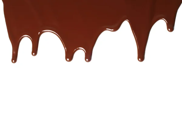 融化的巧克力 — 图库照片