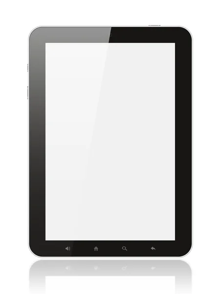 Tablet PC digital negro — Foto de Stock
