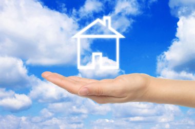 kadın el ile sanal evi