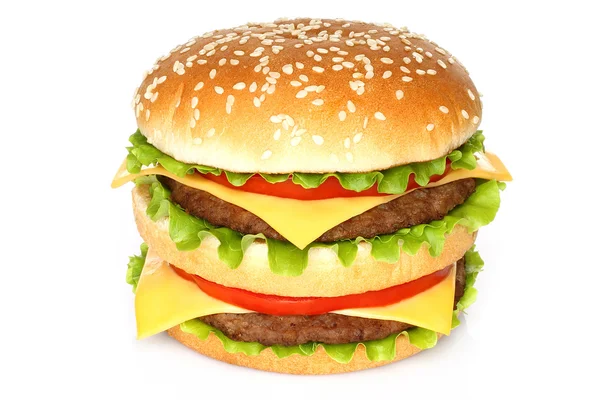 Big hamburger — Stock Photo, Image