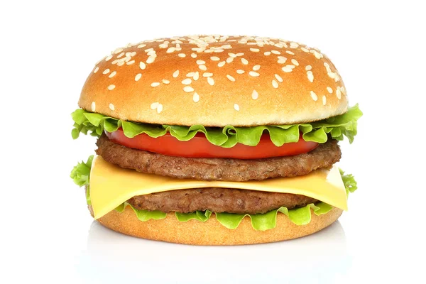 Big hamburger Royalty Free Stock Images