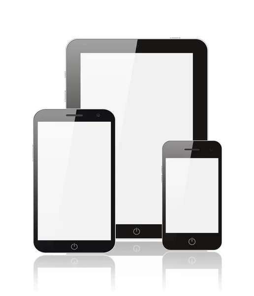 Moderna realistiska digitala TabletPC — Stockfoto