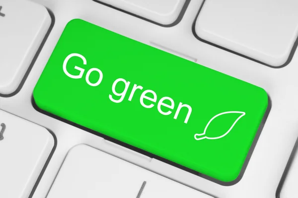 Ir botón verde — Foto de Stock