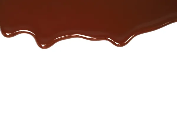 Капание расплавленного шоколада Стоковое Изображение