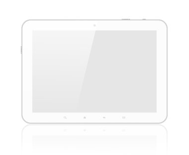 Beyaz tablet pc