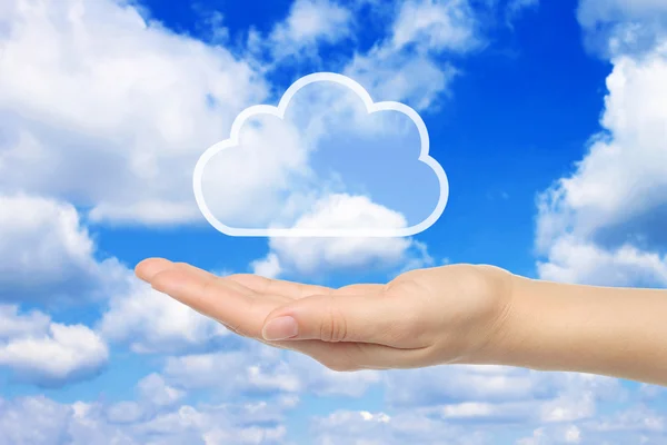 Cloud computing-concept — Stockfoto