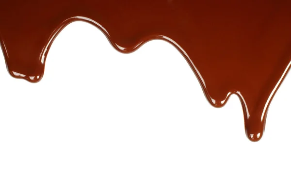 Melted chocolate dripping — Stock Photo, Image