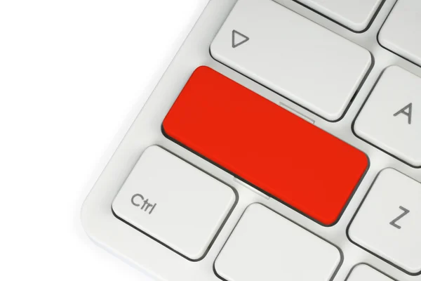 Blank red button — Stock Photo, Image