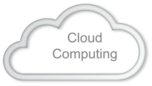 Concetto di cloud computing Immagine Stock