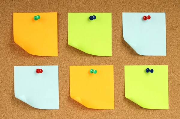 Kolor notatki papieru — Zdjęcie stockowe