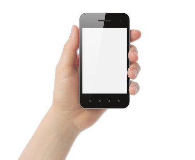 El ele tutuşan akıllı telefon