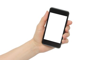 El ele tutuşan akıllı telefon