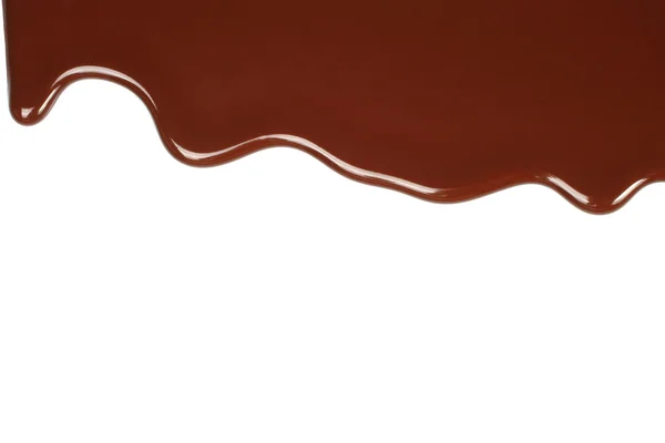 Melted chocolate dripping — Stock Photo, Image