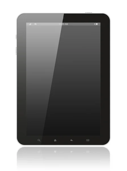 Чорний цифровий планшетний ПК Стокове Зображення