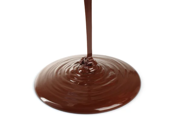 Choklad flöde Stockbild