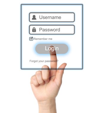 giriş kutusu form UI öğesi iterek el