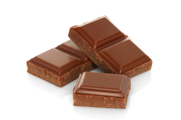 Trasig chokladkaka — Stockfoto