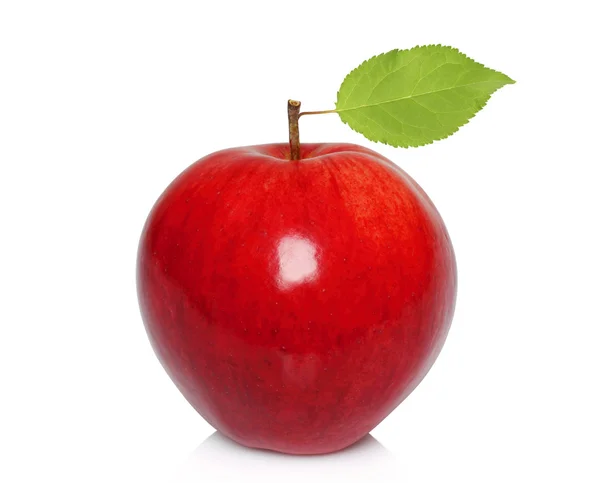 Rött äpple — Stockfoto