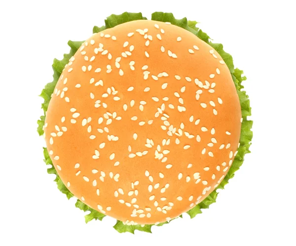 Topo do hambúrguer grande — Fotografia de Stock