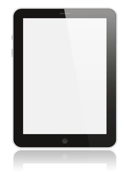 Czarny cyfrowy typu Tablet — Zdjęcie stockowe