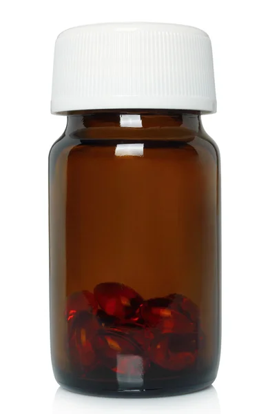 Glass medical bottle — Stock Photo, Image