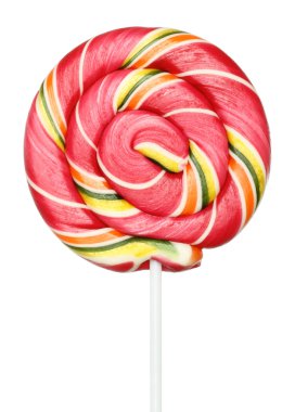 renkli sarmal lolipop
