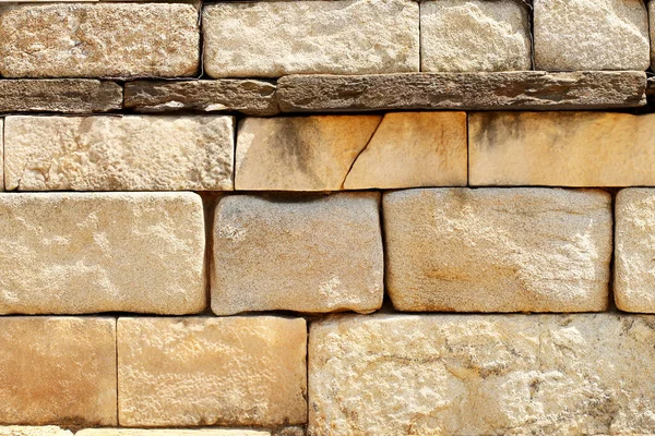 Texture Background Ancient Bricks Wall Close — Stock Photo, Image