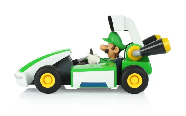 December 2020 Speelgoedkart Van Mariokart Live Home Circuit Videospel Luigi — Stockfoto