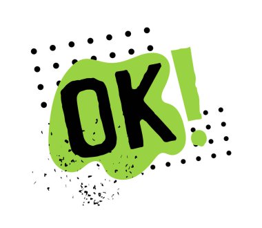 Konuşma Kabarcığı, beyaz arkaplanda boya tasarımı vektör çizimi