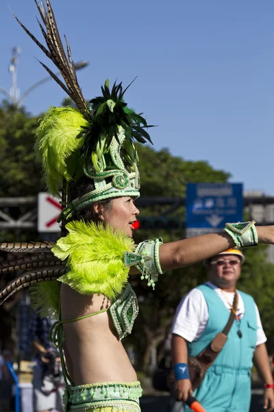 Samba carnaval danser — Stockfoto