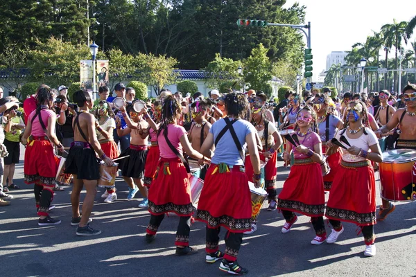 Bailarina de carnaval de samba — Fotografia de Stock