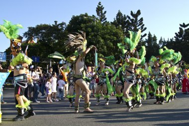 Samba dansçısı karnaval