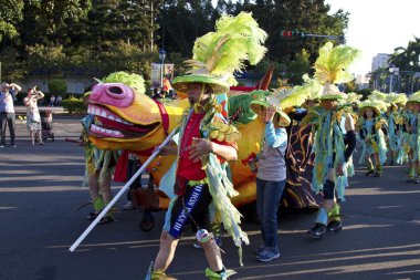 Samba dansçısı karnaval