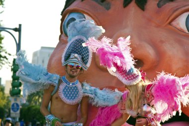 Samba dansçısı karnaval