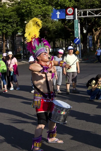 Samba carnival dansare — Stockfoto