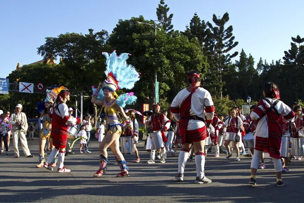 Samba carnaval danser — Stockfoto