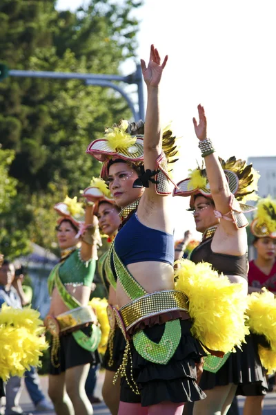 Samba carnival dansare — Stockfoto