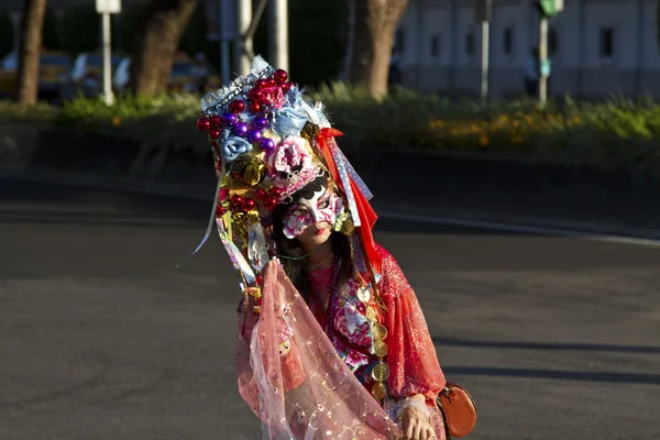 Bailarina de carnaval de samba — Fotografia de Stock